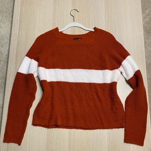 Red & White knitted Sweater